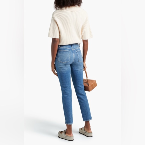 Frame Le Sylvie High Rise Slender Straight Jeans - Picture 2 of 10